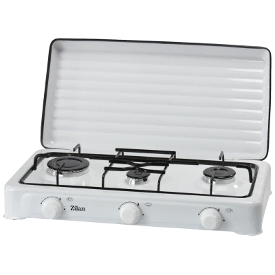 Zilan Plinski rešo sa 3 plamenika, 2300 W, bijela - ZLN0032/WH