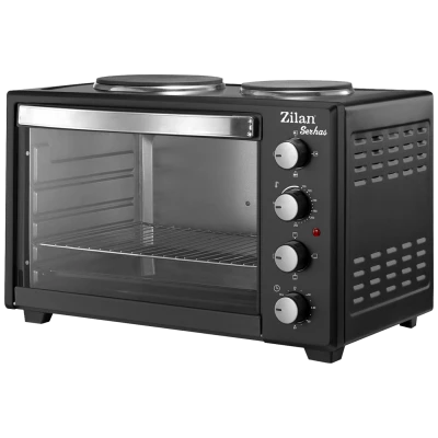 Zilan Mini pećnica, 2 grijače ploče, 45 l, 3200 W, crna - ZLN2935