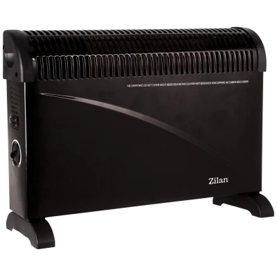 Zilan Grijalica, konvektor,  2000 W, podesiv termostat, crna - ZLN6843/BK