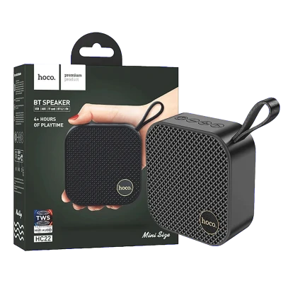 hoco. Zvučnik bežični, Bluetooth, 1200 mAh, 5W - HC22, Crni