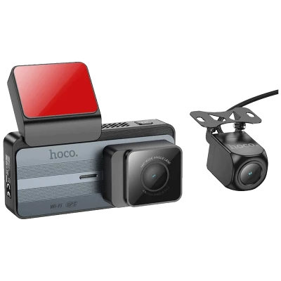 hoco. Auto kamera, 4 Mpxiel, Dual Camera, 2K, GPS, WiFi - DV12