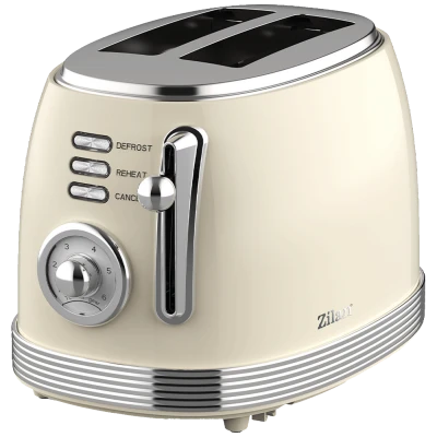 Zilan Toster, 2 otvora za kruh, 6 nivoa grijanja, 850W, Retro - ZLN1191