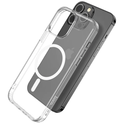 hoco. Maska za iPhone 14 Pro, magnetic, transparent - Phone case iP14 Pro