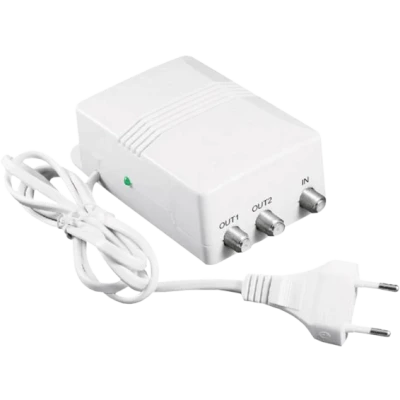 ZODIAC Pojačalo antensko, 1 ulaz 2 izlaza, 20/27dB - ZDA-0612