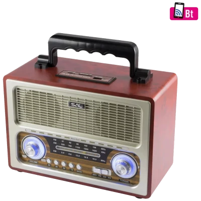 SAL Retro radio + BT bežični zvučnik, 4in1, FM, MP3, AUX - RRT3