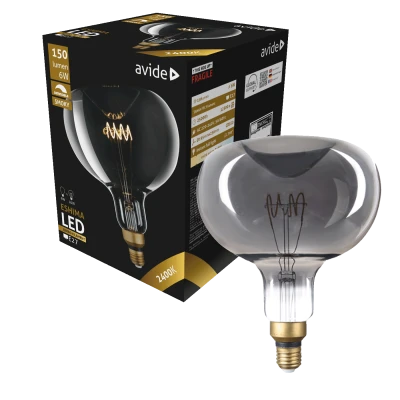 Avide Sijalica, LED 6W, E27, 2700K, 360°, 230V AC - Jumbo Smoky 6W E27