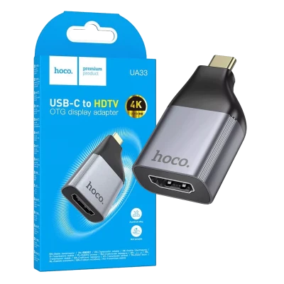 hoco. Adapter USB type C na HDMI, 4K - UA33