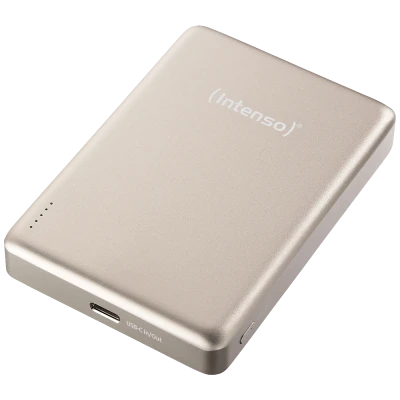 (Intenso) Prijenosni punjač, MagSafe, 10000mAh, bežični - POWERBANK MW10000 Champagne