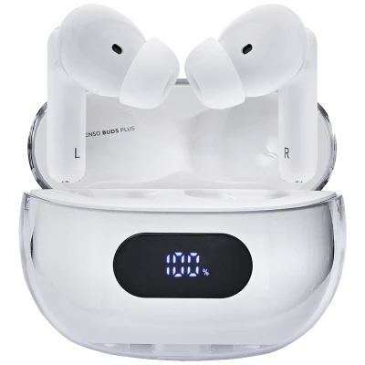 (Intenso) Slušalice bežične sa kutijicom za punjenje, ANC, Bluetooth - Buds Plus T310AE White