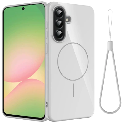 NN-Su Maska za Samsung A56, MagSafe, sa vezicom, Transparent - Galaxy A56 TPU MagSafe Phone Case