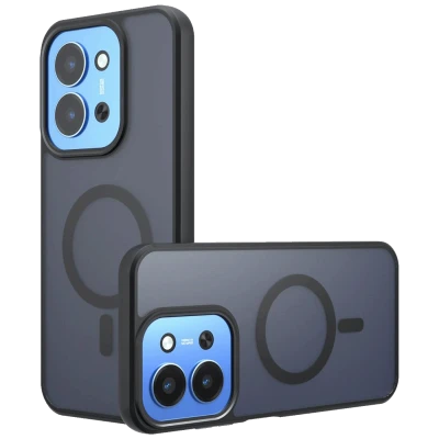 NN-Su Maska za Redmi 15C, Armor MagSafe PC Hybrid, crna - Redmi 15C Armor MagSafe Phone Case