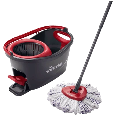 Vileda Set za čišćenje, mop sa kantom, 3in1 Turbo Spin Mop - Spin Mop Turbo 3w1 Microfibre