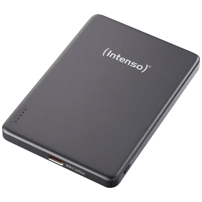 (Intenso) Prijenosni punjač za mobitele i tablete 5000mAh, bežični - POWERBANK MW5000 Gray