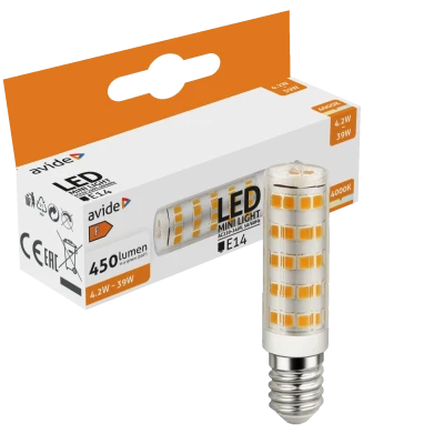 Avide LED sijalica, 4.2W, E14, 4000K, IP20 - ABJD14NW-4.2W-B