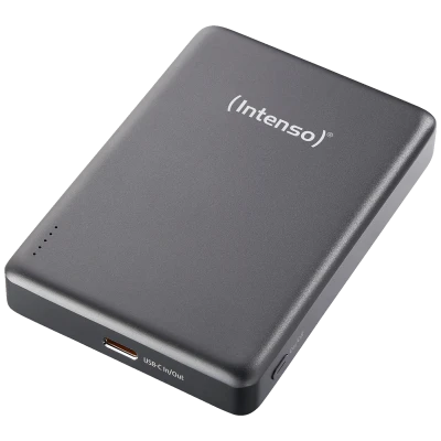 (Intenso) Prijenosni punjač, MagSafe, 10000mAh, bežični - POWERBANK MW10000 Gray