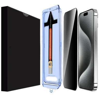 NN-Su Zaštitno staklo za zaštitu privatnosti za iPhone 15 Pro - iPhone 15 Pro Privacy Temp. Glass