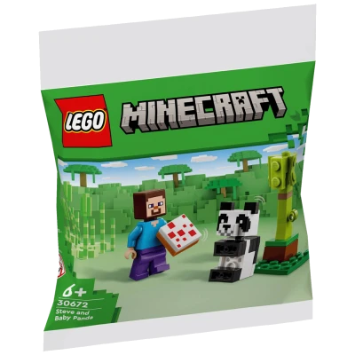 Lego Steve i beba panda, LEGO Polybag