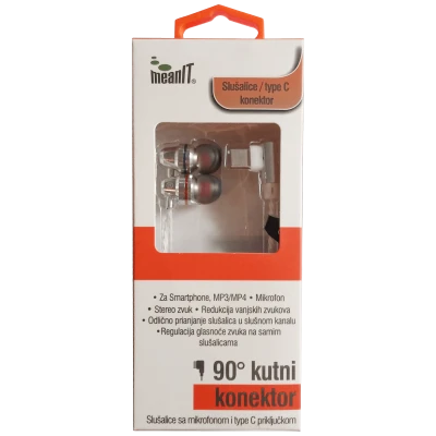 MeanIT Slušalice sa mikrofonom, univerzalne, type C - SLUNI6