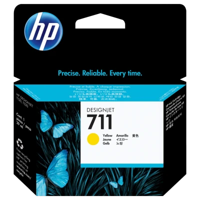 HP Tinta 711 ( CZ132A ), 29ml, yellow