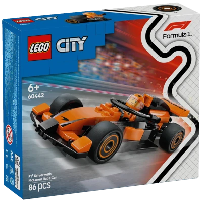Lego Vozač utrka F1® s trkaćim autom McLaren,  LEGO City