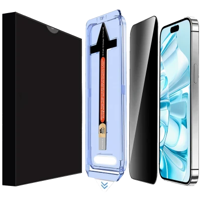 NN-Su Zaštitno staklo za zaštitu privatnosti za iPhone 16 - iPhone 16 Privacy Tempered Glass