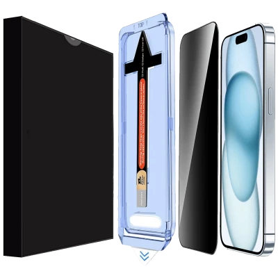 NN-Su Zaštitno staklo za zaštitu privatnosti za iPhone 15 - iPhone 15 Privacy Tempered Glass