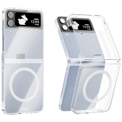 NN-Su Maska za Samsung Z Flip4, MagSafe, Transparent - Galaxy Z Flip4 MagSafe Phone Case