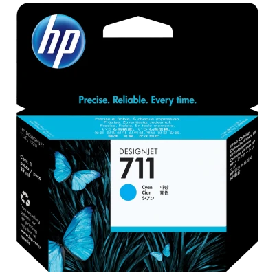 HP Tinta 711 ( CZ130A), 29 ml, cyan