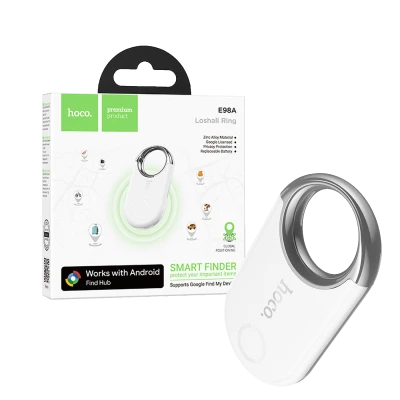 hoco. Inteligentni lokator uređaja, Google Find My Device - E98A Starry, White