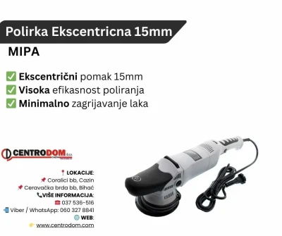 **AKCIJA** Mipa Polirka Ekscentricna 15mm