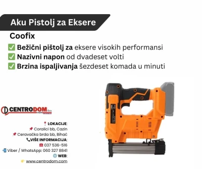 Akumulatorski Pistolj za eksere/Aku pistolj Coofix