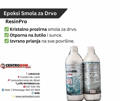 Epoksi/Epoxy/Epoksid Smola za Drvo Resin Pro