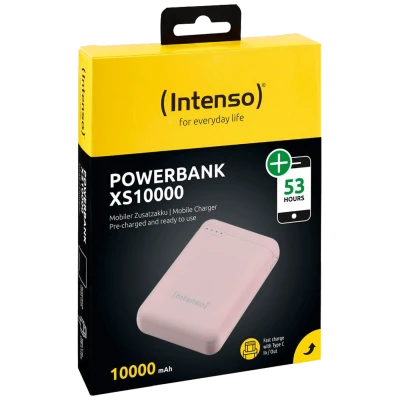 (Intenso) Prijenosni punjač za mobitele i tablete 10000mAh - POWERBANK XS10000 Rose