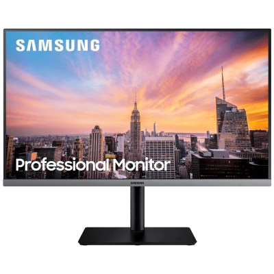 Samsung Monitor 27", Pivot, IPS LED, FullHD, HDMI, DisplayPort - LS27R650FDUXEN