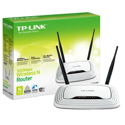TP-LINK Wireless N Router, 4 porta, 300Mbps, 2x5dBi antena - TL-WR841N