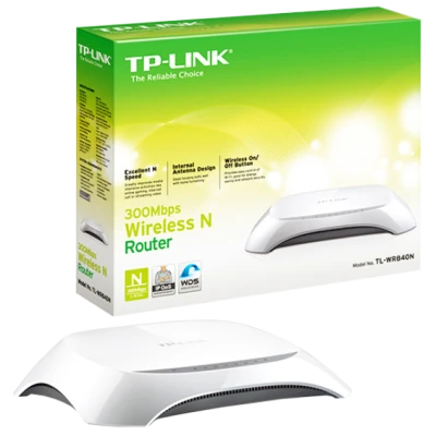 TP-LINK Wireless N Router, 4 porta, 300Mbps, 2.4GHz - TL-WR840N