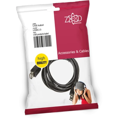 ZED electronic USB 3.0 produžni kabl,  dužina 3.0 metra - USBC/3