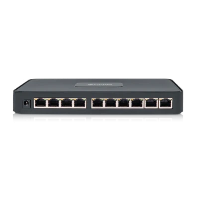 Amiko Home PoE mrežni switch, 10 port RJ-45, 8 PoE, rack ugradnja  - POE SWITCH 8CH+2