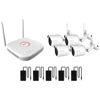 Amiko Home Set za video nadzor, 2 Mpixel, 4 x bullet cam., 9 ch, WiFi - WIFI KIT-4900
