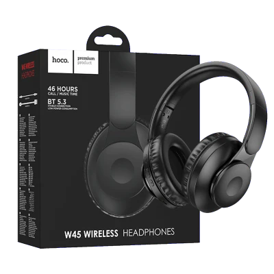 hoco. Slušalice bežične, Bluetooth - W45 Enjoy, Black
