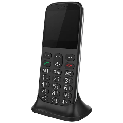 MeanIT Telefon mobilni, 2.31" zaslon, SOS tipka - SENIOR IV Black
