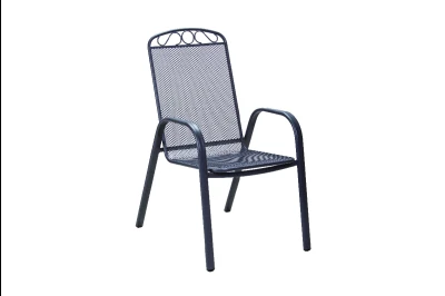 Stolica MELFI sa naslonom za ruku -siva