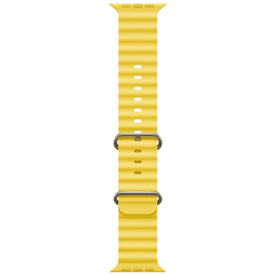 hoco. Silikonski remen za iWatch, 42/44/45/49mm, žuta - iWatch WA12 Yellow
