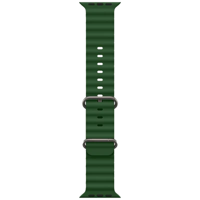 hoco. Silikonski remen za iWatch, 42/44/45/49mm, zelena - iWatch WA12 Alfa