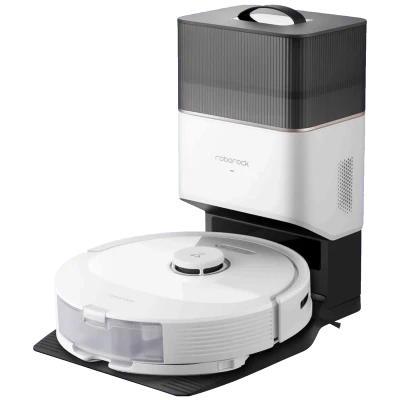 Roborock Robot usisavač sa stanicom za pražnjenje, 5200 mAh, WiFi - Q8 Max+ White