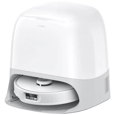 Roborock Robot usisavač sa stanicom za pražnjenje, 6400 mAh, WiFi - Qrevo Curv White