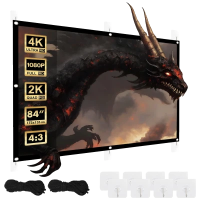 Maclean Platno za projektor, zidno, 175 x 131 cm, 4:3 - MC-166