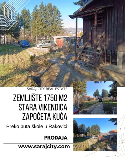 Zemljište 1757 m2 Rakovica