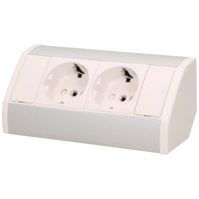 Orno Produžni kabel sa 2 x Schuko utičnice, ugradbena - OR-GM-9005/W-G(GS)