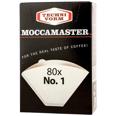Moccamaster Papirnati filteri za kafu, jednokratni, 80 kom. - Paper coffee filters Nr 1